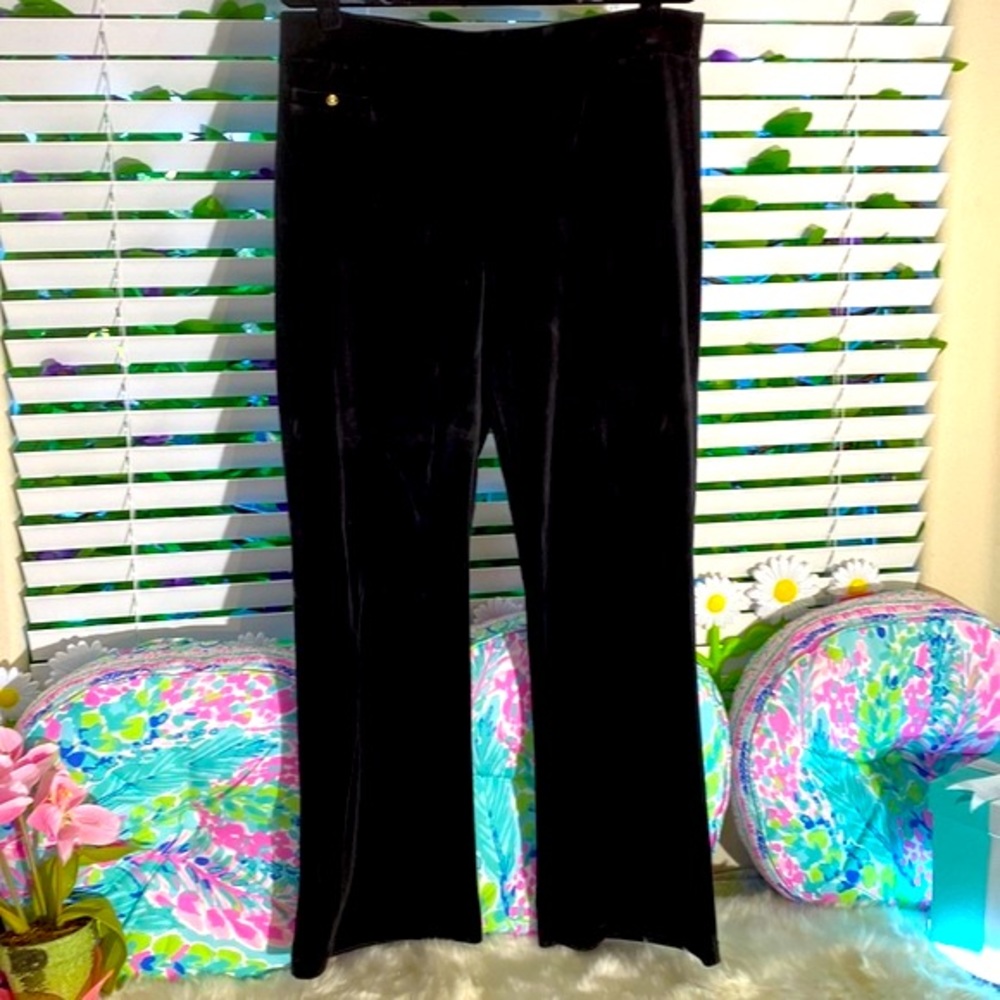 Ralph Lauren black velour pants